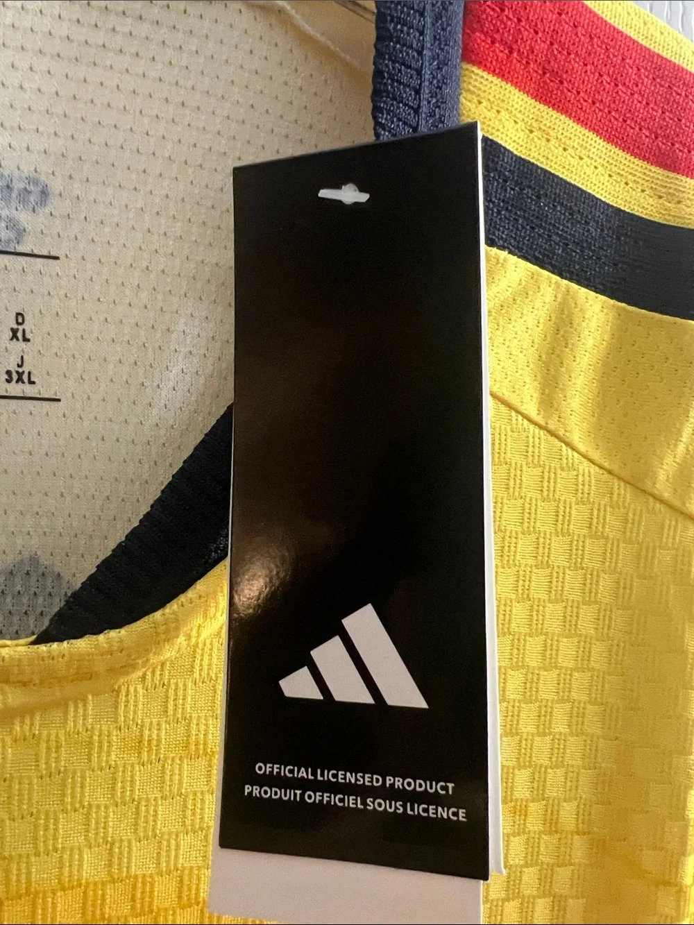 adidas Yellow Kids Club América Soccer Jersey with Red & Black Accents